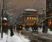 Chatelet in Winter - 爱德华·科尔特斯